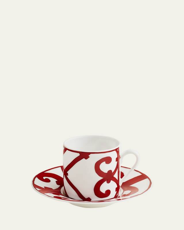 Balcon du Guadalquivir Coffee Cup & Saucer, 3.2 oz.